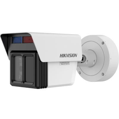 [IDS-2CD7T46G2/VX3-IS] [DeepinView X] Bala IP Triple Lente 4 MP + 2 MP +2 MP  / Lente Fijo 4 MM +12 MM + 25 MM / Analíticos de 120 Metros de Distancia con Protección Perimetral / 2 Micrófonos y 1 Bocina / IP67 / IK10 / DARKFIGHTER 2.0 / 120 Mts IR 