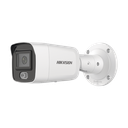 Bala IP 4 Megapixel / Imagen a Color 24/7 (ColorVu) / Lente 2.8 mm / Luz Blanca 40 mts / Exterior IP67 / WDR 130 dB / Audio y Alarma I/O / Captura Facial / ONVIF / Micro SD