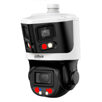 DAHUA DH-SDT3E410-8P-MB-A-PV1 - Cámara PTZ IP X-Spans 8MP+4MP, TiOC: 10X Zoom, IR hasta 70m, Autotracking, Protección perimetral,Multivisión, Disuasión activa, Luz dual inteligente, SMD 4.0/ IP66.