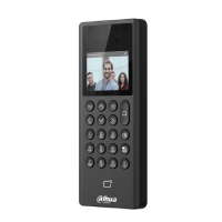 DAHUA ASI3203E - Control de Acceso y Asistencia con Reconocimiento Facial / Pantalla de 2.4" / 1,000 Rostros / 1,000 Usuarios / 1,000 Contraseñas / 3,000 tarjetas Mifare / Admite 50 administradores / 