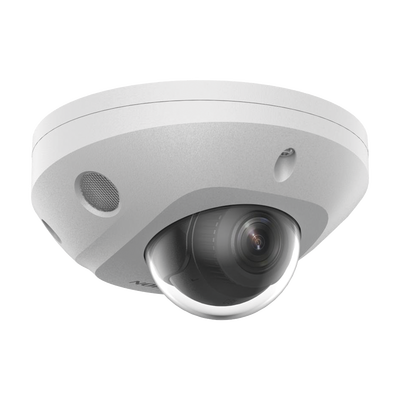 [DS-2CD2563G2-LIS2U] [Dual Light + 2 Micrófonos Integrados] Mini Domo IP 6 Megapixel / Lente 2.8 mm / 30 mts Luz Blanca + 30 mts IR / ACUSENSE / Exterior IP67 / IK8 /  WDR 120 dB / PoE / ONVIF / Micro SD / ACUSEARCH