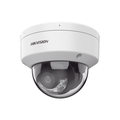 [Dual Light + ColorVu 3.0 + HikAI] Domo IP 8 Megapixel / Lente 2.8 mm / 30 mts IR + Luz Blanca / 2 Microfonos Integrados / Exterior IP67 / WDR 130 dB / ACUSENSE 3.0 / Metal / NEMA 4X / ACUSEARCH