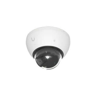 Cámara UniFi Protect G5 AI Dome Blanco, Para Interior o Exterior, 4K (8MPX), Ángulo 109.9°. Visión Nocturna IR Hasta 40m, Detecciones Inteligentes de Rostros y Placas, Audio Bidireccional, Protección IP66, Anti-Vandalismo