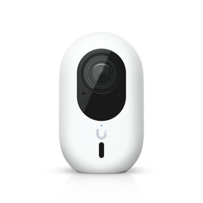 Cámara UniFi Protect G6 Instant con WiFi, 4K, Sensor de Imagen 8MP 1/1.8", Multi-TOPS AI, Audio Bidireccional, Visión Nocturna IR, Protección IPX5, Reconocimiento Facial y de Matrícula