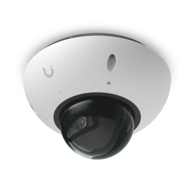 [UVC-G6-DOME-W] UniFi G6 Dome – Cámara 4K Antivandálica y Todo Clima con Sensor de 8 MP (1/1.8”), Motor de IA Multi-TOPS y Visión Nocturna Infrarroja de Largo Alcance