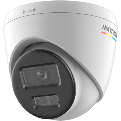 [DS-2CD1347G3-LIUF] [ColorVu 3.0 + MD 3.0] Turret IP 4 Megapixel / Lente 2.8 mm / 30 mts IR + 30 mts Luz Blanca / Micrófono Integrado / ACUSENSE Lite / Exterior IP67 / WDR 120 dB / PoE / Micro SD 