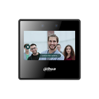 DAHUA ASA3223A-W - Control de asistencia con reconocimiento facial, pantalla táctil de 4.3", WiFi, capacidad para 2000 rostros y contraseñas, 300,000 registros, detección de vida en 0.2 segundos y ran