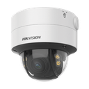 Domo IP 4 Megapixel  Lente 2.8 a 12 mm / Imagen a Color 24/7 (ColorVu) / 40 mts Luz Blanca / WDR 130 dB / Exterior IP67 / IK10 / Captura Facial / ACUSENSE / Micro SD / ACUSEARCH