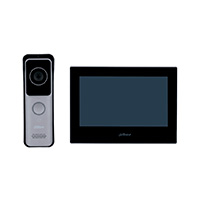DAHUA KTW02 - Kit de Videoportero IP Wifi/ Monitor de 7 Pulgadas Wifi/ 6&1 E&S de Alarma/ Soporta PoE/ Frente de Calle con Camara de 2 Megapixeles/ Ranura MicroSD/ Apertura de Puerta/ Soporta Hasta 30