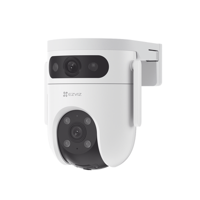 [CS-H9C/10MP] Cámara PT Doble Lente / 10 Megapixel (5MP+5MP) / IA Detección Humana y Vehiculo / Vision Nocturna a Color / Sirena y Luz Estroboscópica / Vista Simultánea de Cámara PT y Cámara Fija / Protección IP65 / Audi