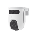 Cámara PT Doble Lente / 10 Megapixel (5MP+5MP) / IA Detección Humana y Vehiculo / Vision Nocturna a Color / Sirena y Luz Estroboscópica / Vista Simultánea de Cámara PT y Cámara Fija / Protección IP65 / Audi