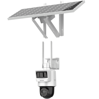 [DS-2DE2C400IWG-K/4G/C09S20/LA] Kit Solar IP All in One / Doble Detección (Radar + PIR) / PT IP 4 Megapixel / Lente 2.8 mm / Panel Solar / Batería de Respaldo de Litio 90Wh (Hasta 2 días) / Conexión 4G / Audio de Dos Vías / Accesorios de Inst. / Direc