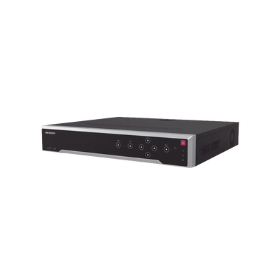 [DS-7732NI-M4/24P] [Doble Poder de Decodificación] NVR 32 Megapixel (8K) / 32 Canales IP / 24 Puertos PoE+ / AcuSense / ANPR / Conteo de Personas / Heat Map / 4 Bahías de Disco Duro  / HDMI en 8K / Soporta POS / Alarmas I/O / Smart Search