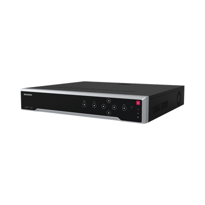 [DS-7716NI-M4/16P] [Doble Poder de Decodificación] NVR 32 Megapixel (8K) / 16 Canales IP / 16 Puertos PoE+ / AcuSense / ANPR / Conteo de Personas / Heat Map / 4 Bahías de Disco Duro  / HDMI en 8K / Soporta POS / Alarmas I/O / Smart  Search