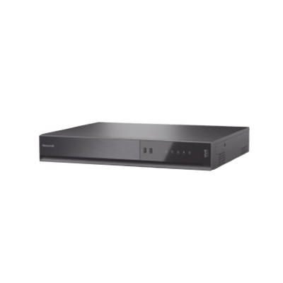 NVR 8MP 4K / 32 Canales IP / 16 Puertos PoE+ / H.265 / ONVIF / NDAA / Soporta 40 TB (No Incluido) / Audio y Alarmas I/O / Soporta IA Serie 35 / Honeywell Security