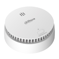 DAHUA DHI-HY-SA21A-W2 - Detector de humo inalámbrico, Sensor fotoeléctrico de doble cámara, Sirena de 85dB, Botón de prueba y silenciar, LED indicador, App DMSS, Frecuencia 433 MHz, Tecnología: AirShi