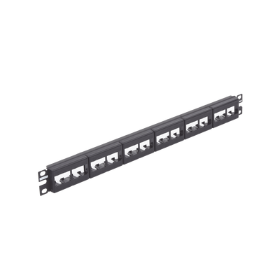 [CPP24WBLY] Panel de Parcheo Modular Mini-Com (Sin Conectores), Plano, Sin Blindaje, de 24 Puertos, 1UR