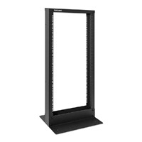 INTELLINET - 715966 - Rack de dos postes, 19" / 22U, Presentación Flatpack (Desarmado), 19", Negro