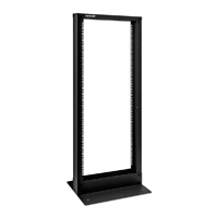 INTELLINET 715973 Rack de dos postes, 19" 26U, Presentación Flatpack (Desarmado), 19", Negro