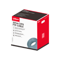 DAHUA DH-PFM920I-6F-C Bobina de cable UTP/ 305m FTP CAT6 / caja FTP CAT6, alimentación a través de Ethernet/ Material conductor de cobre libre de oxígeno de alta pureza/ Cubierta exterior de PVC perso