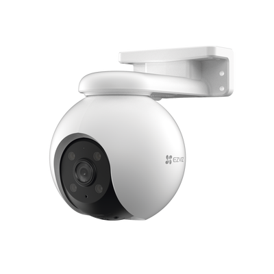[CS-H8-3K] PT WiFi / (3K) 5MP / Visión 360° / Detección humana / Detección de Vehiculo / Audio de Dos Vías / Sirena / Luz Parpadeante / Colores en Oscuridad / Micro SD / Presets / Autoseguimiento / Exterior