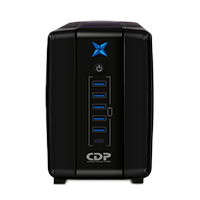 CDP R-UPR1008 1000VA/500W UPS Interactiva AVR 8 Salidas, 300 Joules, 120 Vac