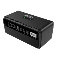 CDP MINIUPS20KmAh Lithium DC UPS, salida: 2 USB, 3 DC & 2 POE. 20.000 mAh Bateria de litio