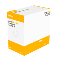 DAHUA PFM920-5EU - Bobina de Cable UTP para Exterior Cat 5e/ 100% Cobre/ 305 Metros/ Color Negro/ Cubierta Exterior MDPE/ Cumple con Estandares ANSI/TIA 568-C.2/ Retardante de Llama/ RoHS/