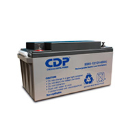 CDP SLB 12-65 - Batería de respaldo de 12v a 65AH / Libre de mantenimiento y fácil instalación / 350 x 167 x 183 mm