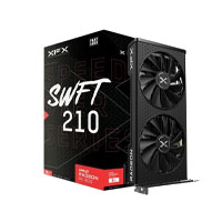 XFX RX-76PSWFTFA - TARJETA DE VIDEO XFX AMD RADEON RX 7600 SPEEDSTER SWFT 210 DUAL FAN / 8GB/ GDDR6/ PCIE 4.0/128 BIT/G