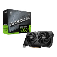 [GEFORCE RTX 5060 TI 8G SHADOW 2X OC PLUS] MSI OEM GEFORCE RTX 5060 TI 8G SHADOW 2X OC PLUS - TARJETA DE VIDEO MSI GEFIORCE5060 TI 8G SHADOW 2X OC PLUS PCIE4 X 8/8GB/GDDR6/ESTANDAR/1HDMI/1XDP/DL