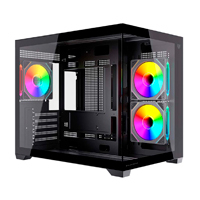 BALAM RUSH BR-943840 - GABINETE GAMER BALAM RUSH TANK CORE PRO GI925 / MINI TORRE / MICRO-ATX, MINI ITX / INCLUYE 3 VENTILA