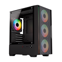 BALAM RUSH BR-943895 - GABINETE GAMER BALAM RUSH NITROX EDGE PRO AIRCOOL 4900C / MINI TORRE / MICRO-ATX, MINI ITX / INCLUYE