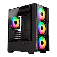 BALAM RUSH BR-943888 - GABINETE GAMER BALAM RUSH NITROX EDGE PRO CRYSTAL 4900C / MINI TORRE / MICRO-ATX, MINI ITX / INCLUYE