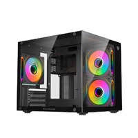 BALAM RUSH BR-943864 - GABINETE GAMER BALAM RUSH TANK GLOW PLUS 3700 / MINI TORRE / MICRO-ATX, MINI ITX / INCLUYE 3 VENTILA