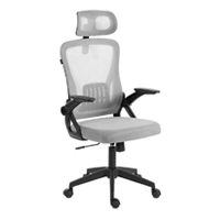 ACTECK AC-943376 - SILLA ACTECK FLUX LITE EC313HR / ERGONOMICA / MAX 100 KG / REPOSABRAZOS AJUSTABLES / MATERIAL TRANSP