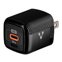 VORAGO AU-355-BK - CARGADOR PARA PARED AU-355 FAST CHARGE 3.0 A 1 USB C 30W NEGRO