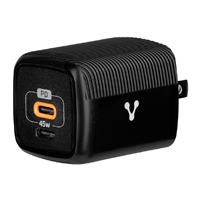 VORAGO AU-402-BK - CARGADOR PARA PARED AU-402 FAST CHARGE 3.0 A 1 USB C 45W NEGRO