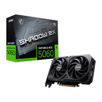 MSI OEM RTX 5060 8G SHADOW 2X OC - TARJETA DE VIDEO MSI GEFIORCE RTX 5060 8G SHADOW 2X OC PCIE4 X 8/8GB/GDDR7/ESTANDAR/1HDMI/1XDP/DL-DV