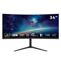 BALAM RUSH BR-944137 - MONITOR GAMER BALAM RUSH COSMOS ARCUS MCA34X / 34 PULGADAS / CURVO / 2 BOCINAS DE 3W / 165 HZ / 2X D