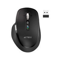ACTECK AC-943444 - MOUSE ACTECK VIRTUOS PRO ULTRA MI777 / INALAMBRICO DUAL / ERGONOMICO / RECARGABLE / WIN, MAC, ANDROI