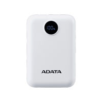 ADATA PC10022-12WH - BATERIA DE RESPALDO ADATA POWER BANK C10022 10000MAH ENTRADA USB TIPO C Y USB TIPO A BLANCA PC100221