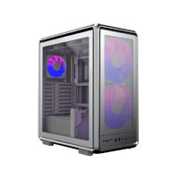 COOLER MASTER MF500M-SHNN-S01 - GABINETE COOLER MASTER MASTER FRAME 500 / ARGB / PLATA / MINI-ITX / MINI-DTX / MICRO-ATX, / ATX / E