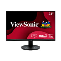 VIEWSONIC VA2416C - MONITOR LED VIEWSONIC CURVO 24 PULGADAS / FULL HD 1920X1080P / HDMI / DISPLAY PORT/ PANEL MVA/ CURVO