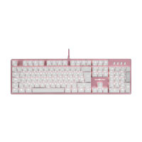 [KBG400-PK-RD] GAME FACTOR KBG400-PK-RD - TECLADO MECÁNICO GAME FACTOR KBG400, RETROILUMINADO, SWITCH RED, USB, ROSA