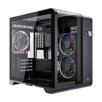 [BR-941617] BALAM RUSH BR-941617 - GABINETE GAMER BALAM RUSH TANK EXPERT CURVE 6400 / MINI TORRE / MATX - ITX / VENTILADOR ARGB X3 / MA