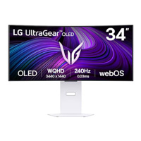 LG 34GX90SA-W - MONITOR LG 34GX90SA-W GAMING CURVO OLED ULTRAGEAR 34 PULG,3440X1440,240HZ,21:09,TR 0.03MS (GTG),BRIL
