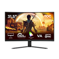 AOC C32G42ZE - MONITOR AOC GAMER CURVO 32 / C32G42ZE / PANEL VA / 240 HZ / T.R. 4 MS GTG / 0.3 MS MPRT / ADAPTIVE S