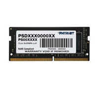 [PSD48G32002S] PATRIOT PSD48G32002S - MEMORIA RAM PATRIOT SIGNATURE SODIMM DDR4 8GB 3200MTS CL22 PC4-25600 288PIN 1.2V LAPTOP AIO MINIPCS