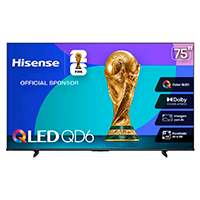 [75QD6QV] HISENSE 75QD6QV - TELEVISION 75 PULGADAS QLED HISENSE 75QD6QV SMART VIDAA TV, UHD 4K, DOLBY VISION, DOLBY ATMOS, WIFI